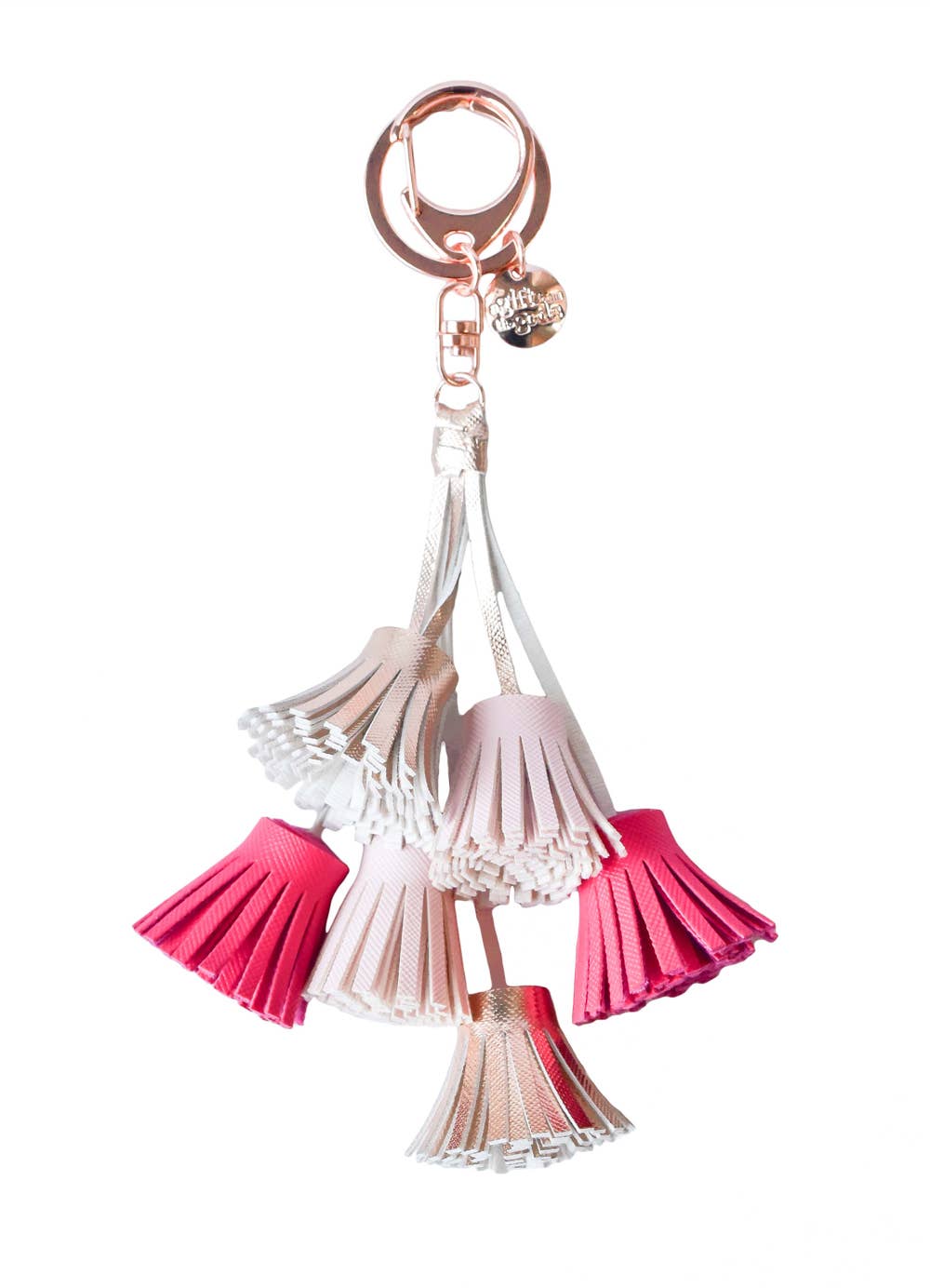 Tassel Keyring Multi Coloured Multi Tassels