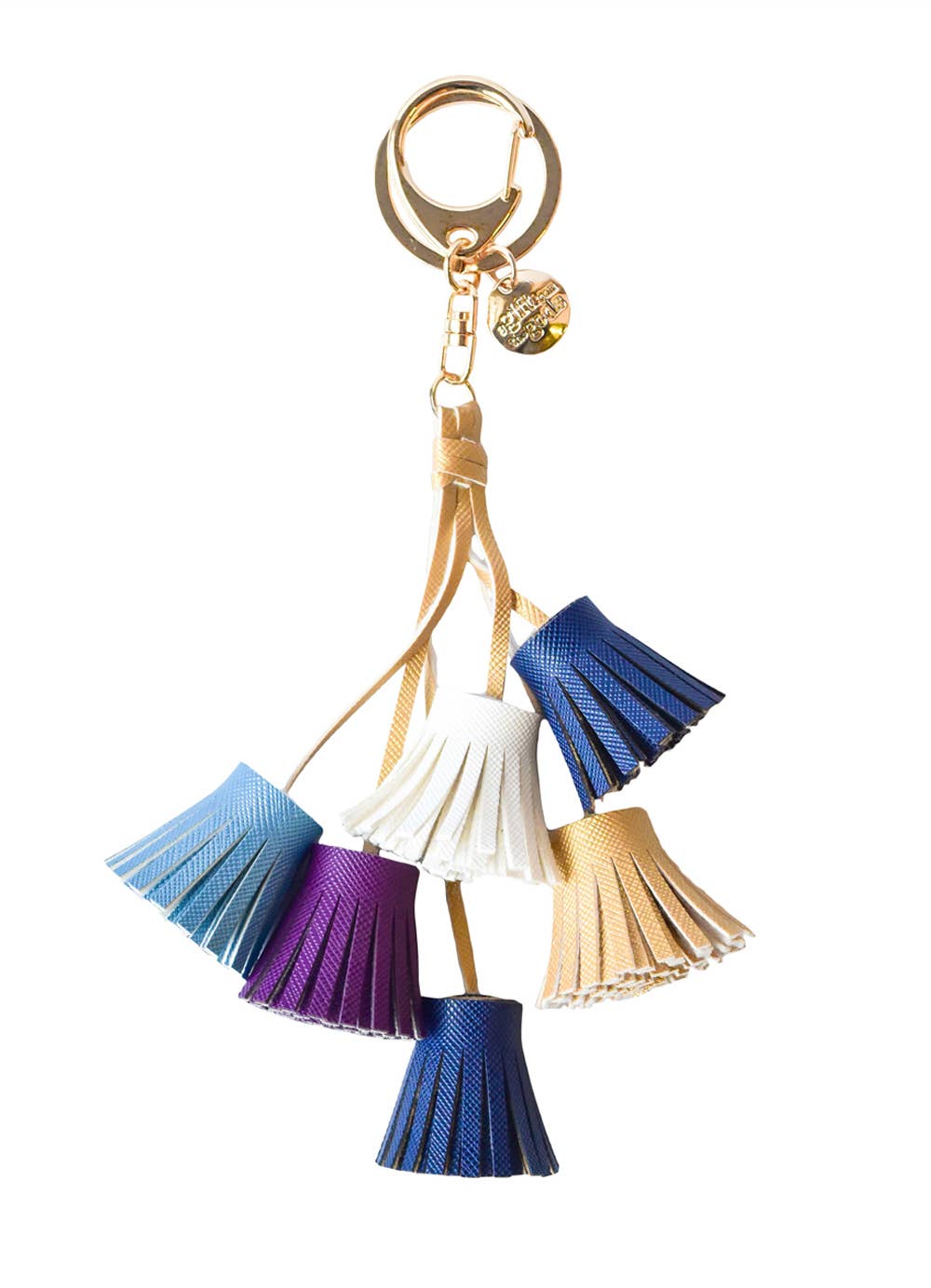 Tassel Keyring Multi Coloured Multi Tassels