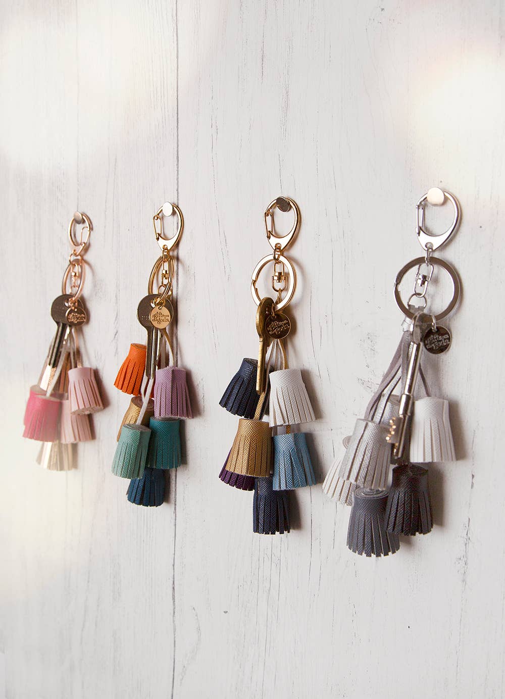 Tassel Keyring Multi Coloured Multi Tassels