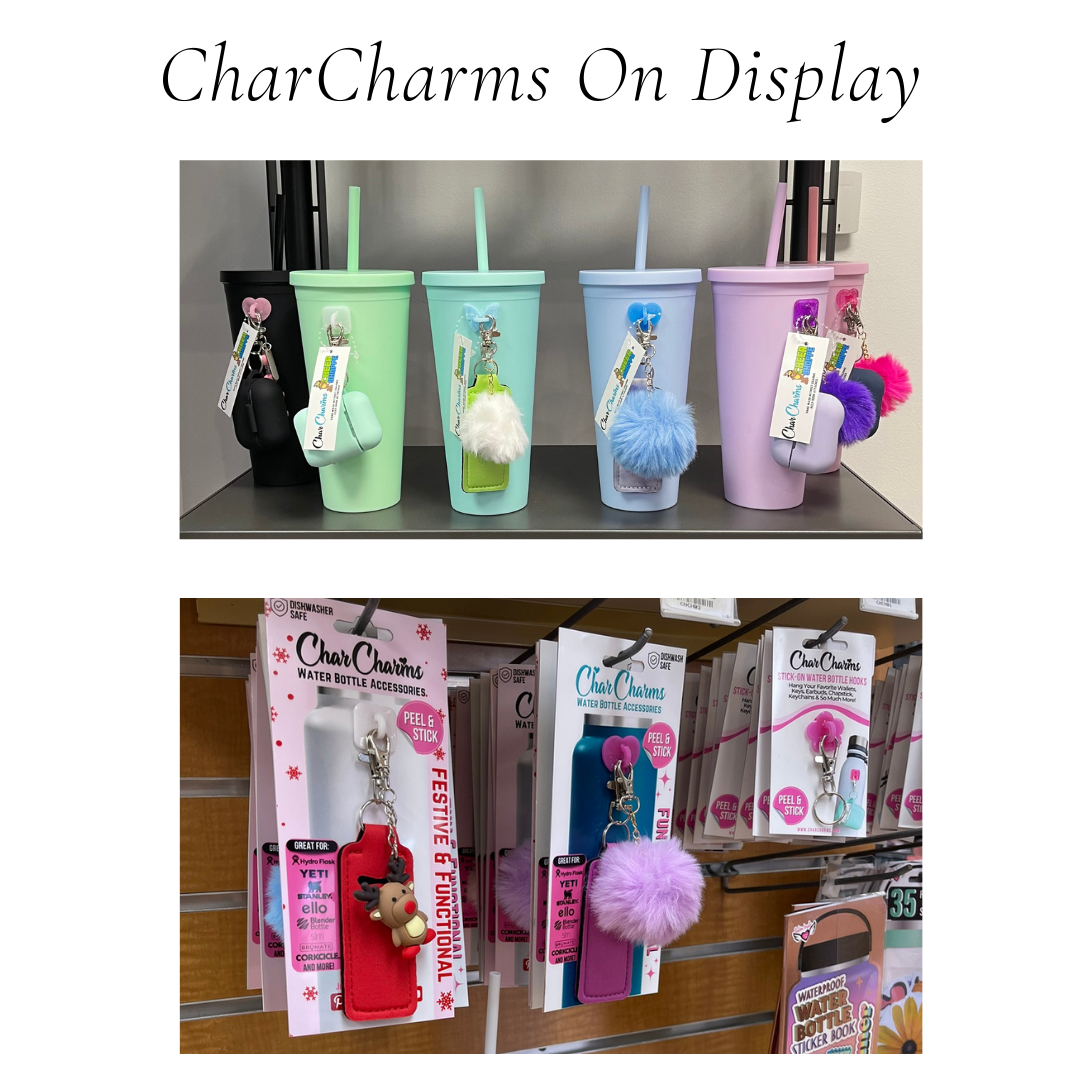 CharCharms - Pink Love Bottle Bundle: Tumbler Included